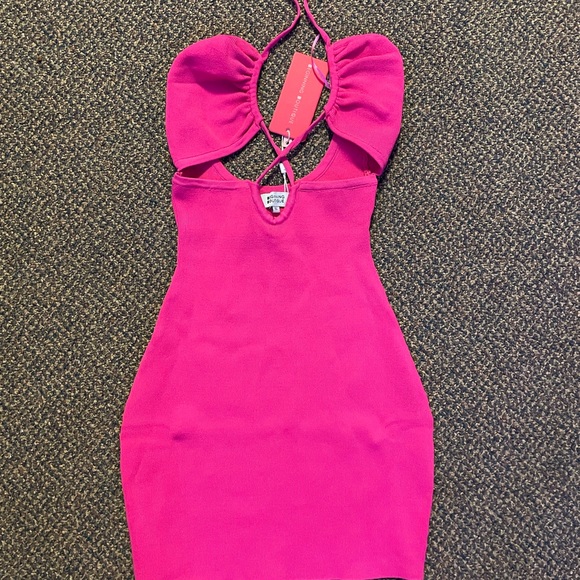 Hot pink mini blake dress from beginning boutique - Picture 4 of 5